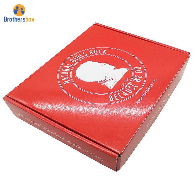 Wholesale Foldable Corrugated Paper Box / Pretty Shoes Packaging Shipping Box