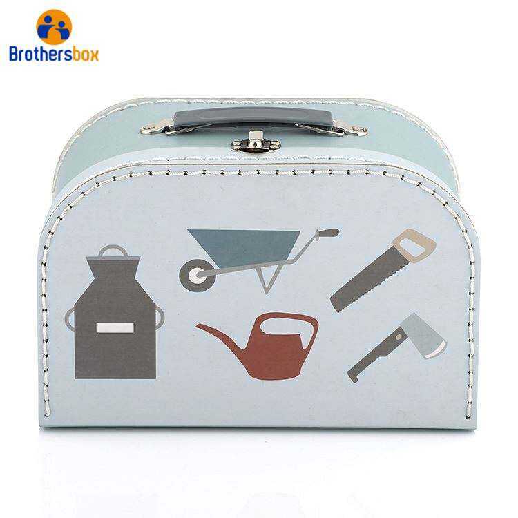صندوق تخزين حقيبة صغيرة / صندوق هدايا ورقي مخصص لحقيبة السفر