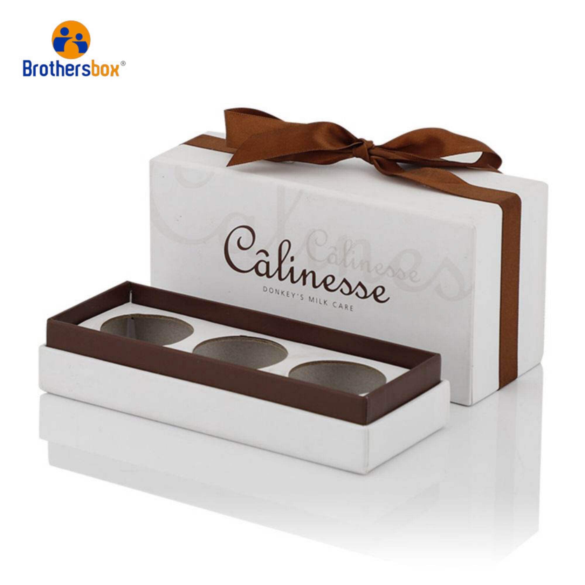 Unique Custom Skincare Kit Beauty Packaging With Ribbon 