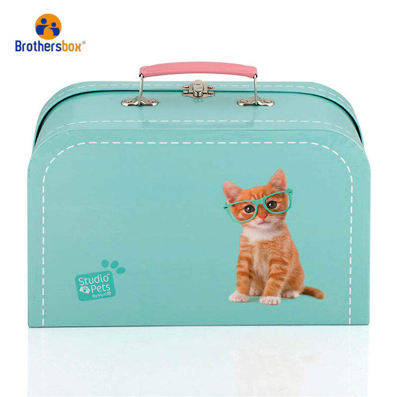 Packaging box Manufacturer Suitcase Gift Box With Handle