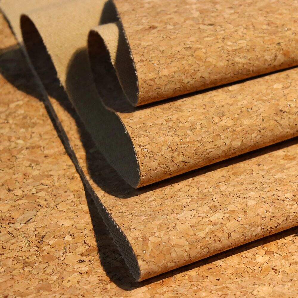 Eco Friendly Cork Vegan Leather Fabrics For Making Shoes And Handbags