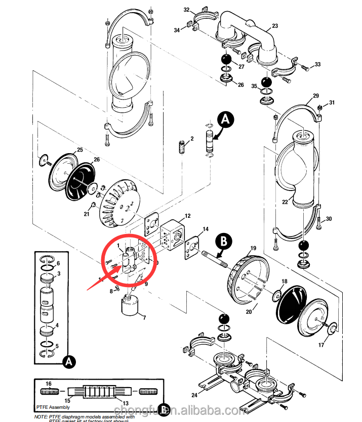 Air Valve Assembly CF 08-2000-07 Brass manufacture