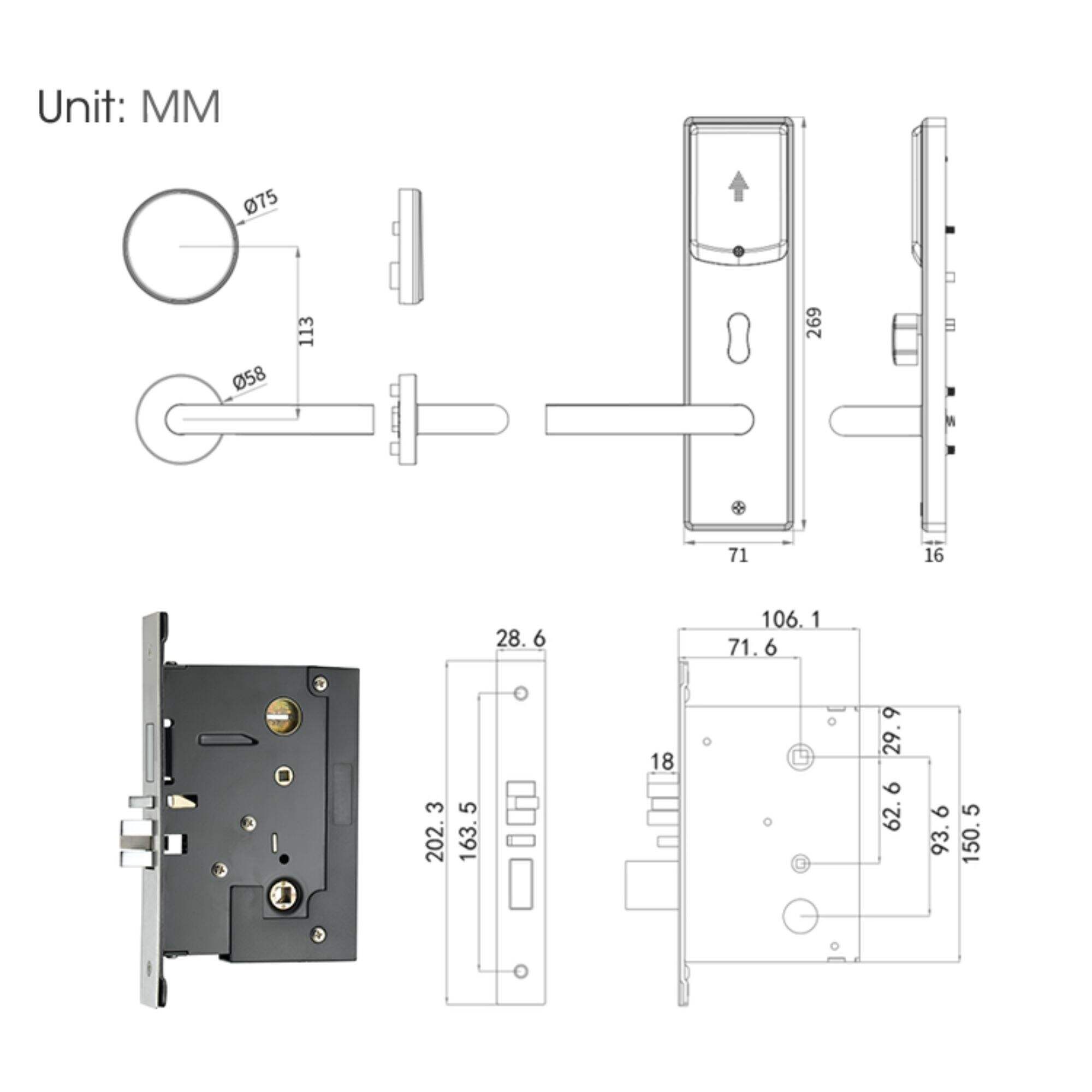 Locstar Room Card Management Extra RFID-System für Split-Hoteltürschloss