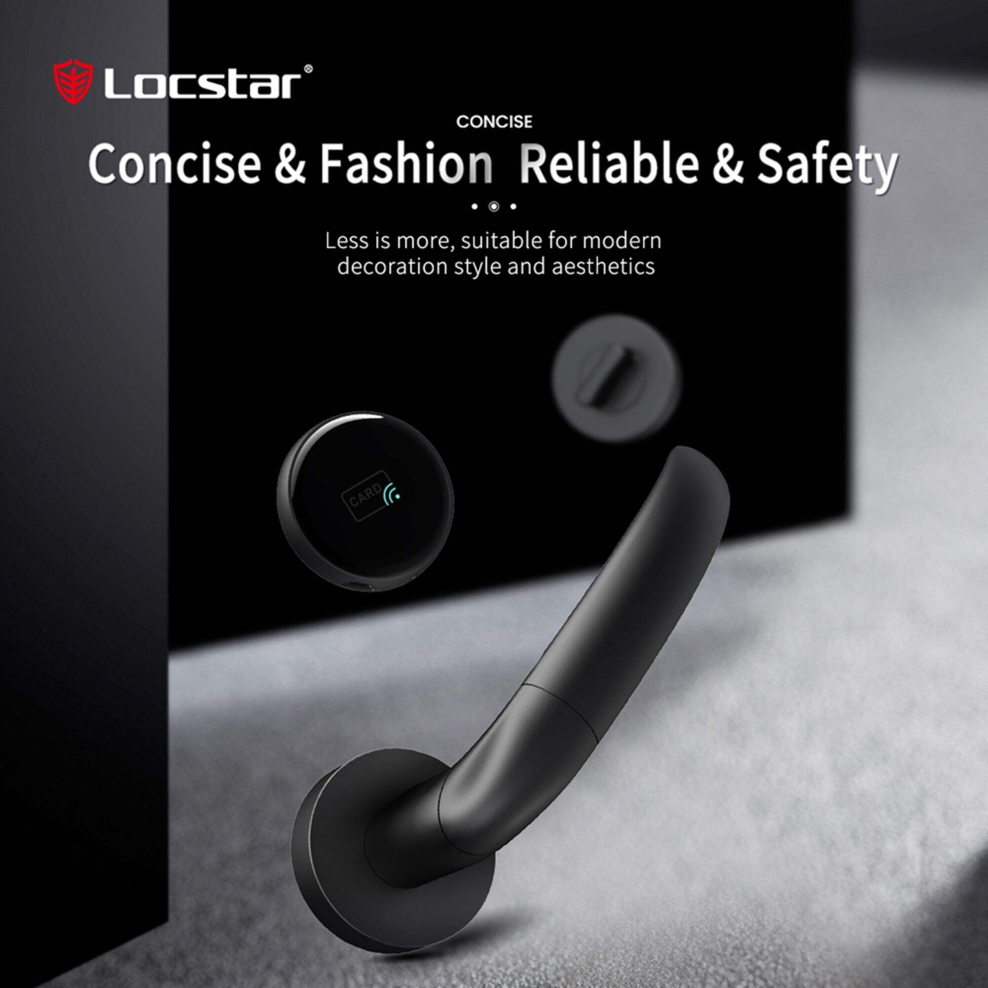 Locstar Room Safety Latch Security Device Electronic Split Hotel Door Lock