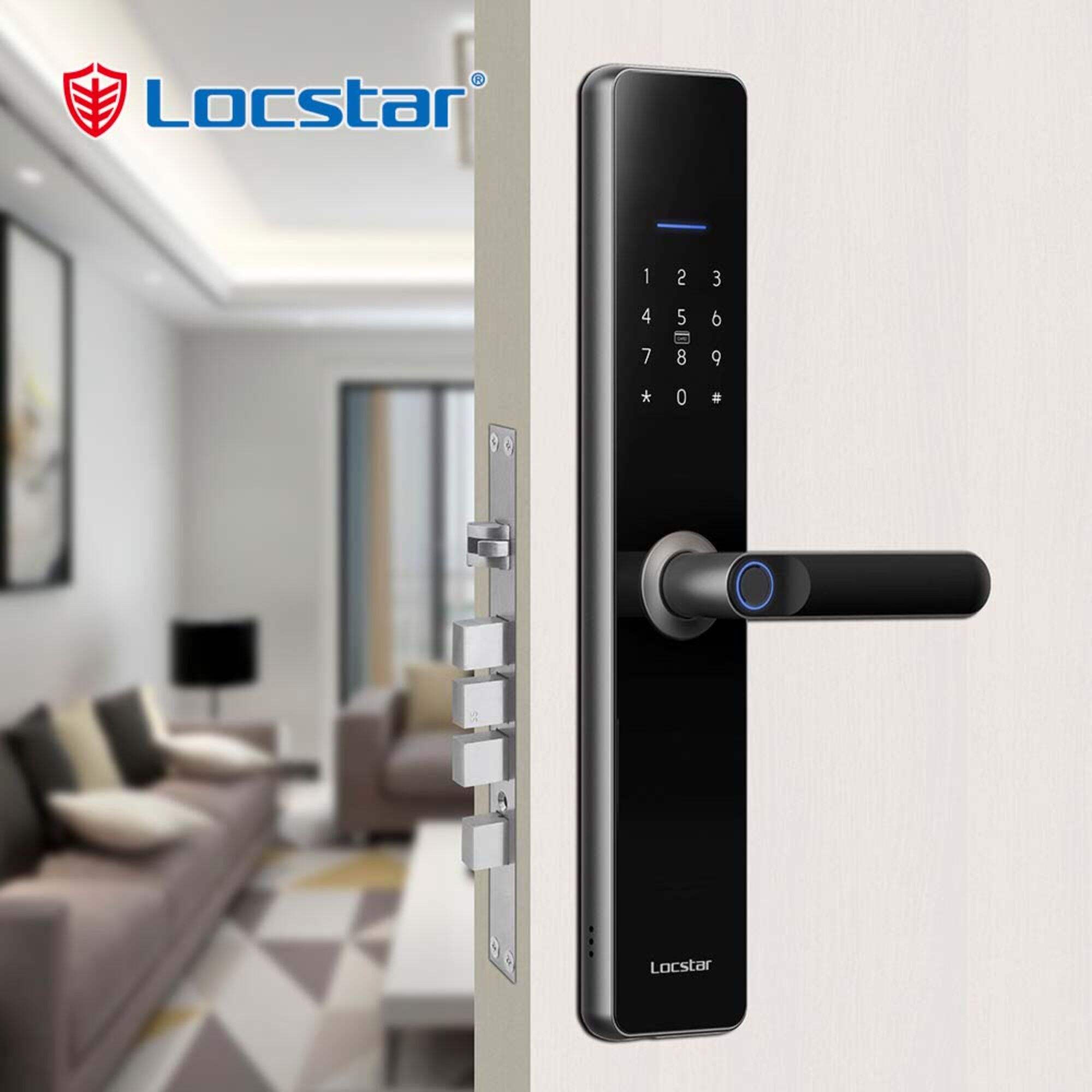 Locstar Intelligent Password Keyless Entry Door Lock Security Smart Doors Lock For Front Door