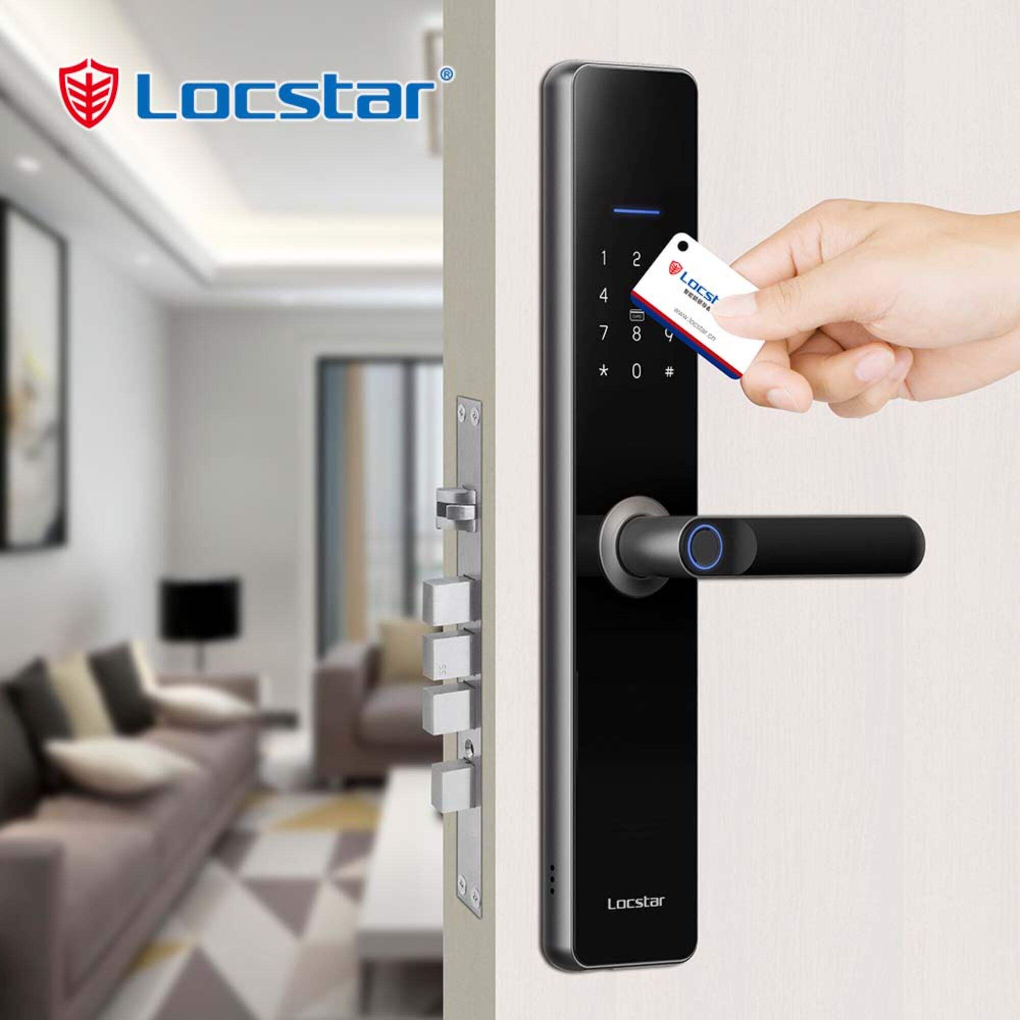 Locstar Intelligent Password Keyless Entry Door Lock Security Smart Doors Lock For Front Door