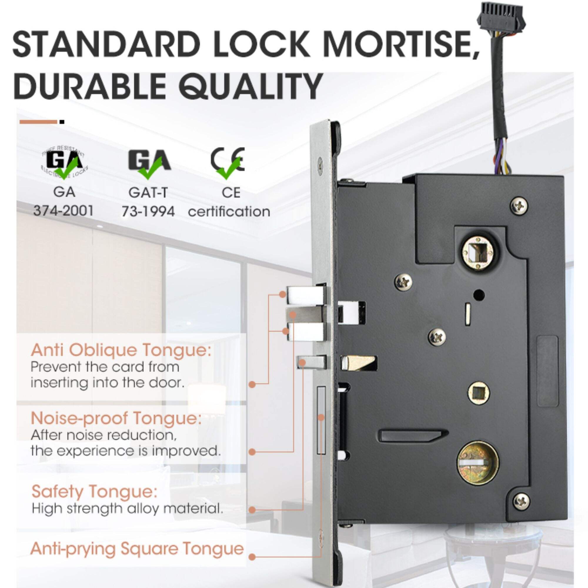 Locstar Room Deadbolt Electronic For Door Hotel Lock