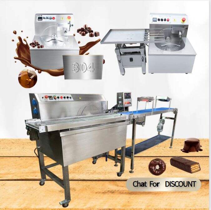 Commercial Mini Table Top Choco Melter Equipment Tempering Chocolate Machine