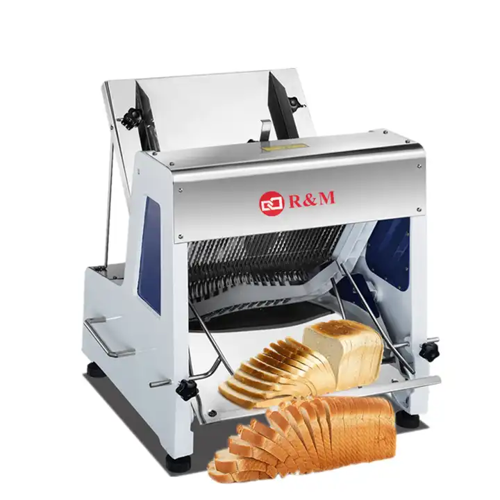 Commercial Bakery Electric Loaf Toast Bread Slicer Slicing Cutter Machine