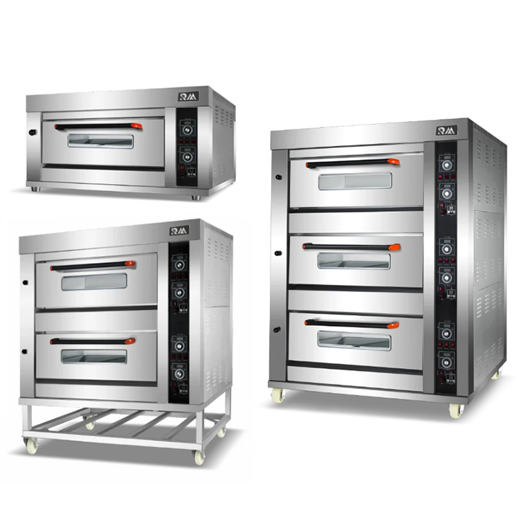 Commercial Cake Pizza Deck Gas Oven For Bakery Equipment Bread Baking Price