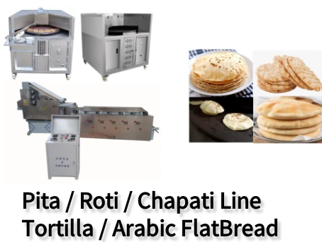 Roti Pita Bread Production Line