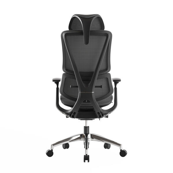 Using full mesh office chair