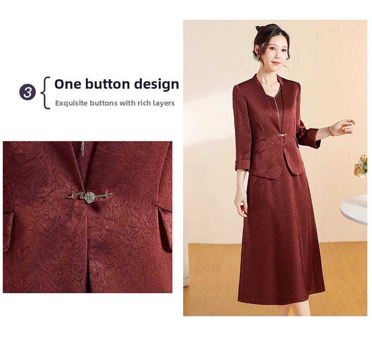 2025 Autumn Fashionable and Stylish Skirt Set Jacket, V-Necked Skirt, Skirt Set - Two-Piece Set manufacture