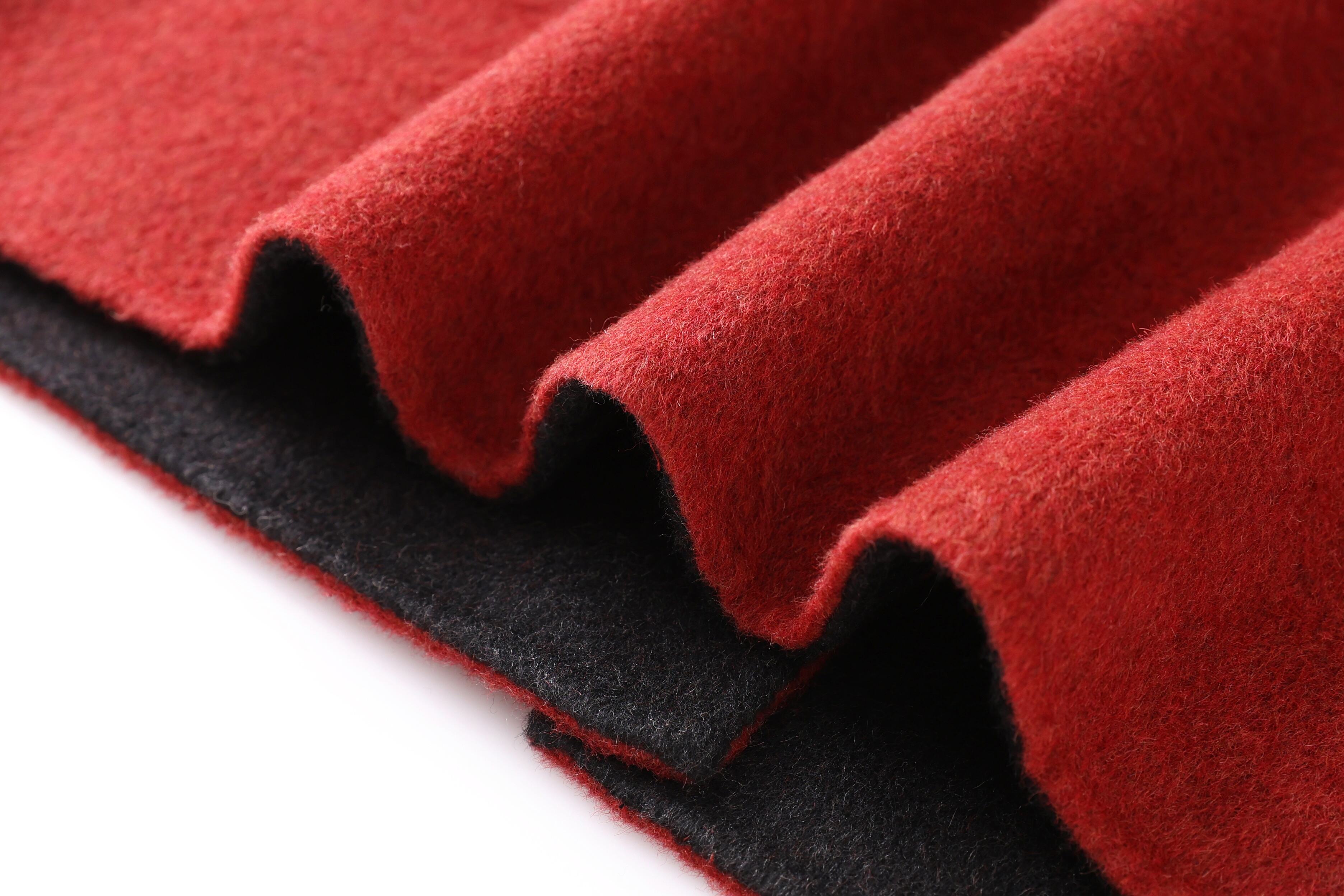 Women's Classic Double-Sided Wool Long Overcoat Warm Single Breasted Winter Coat Turn-Down Collar Belt Closure Cashmere Hood factory