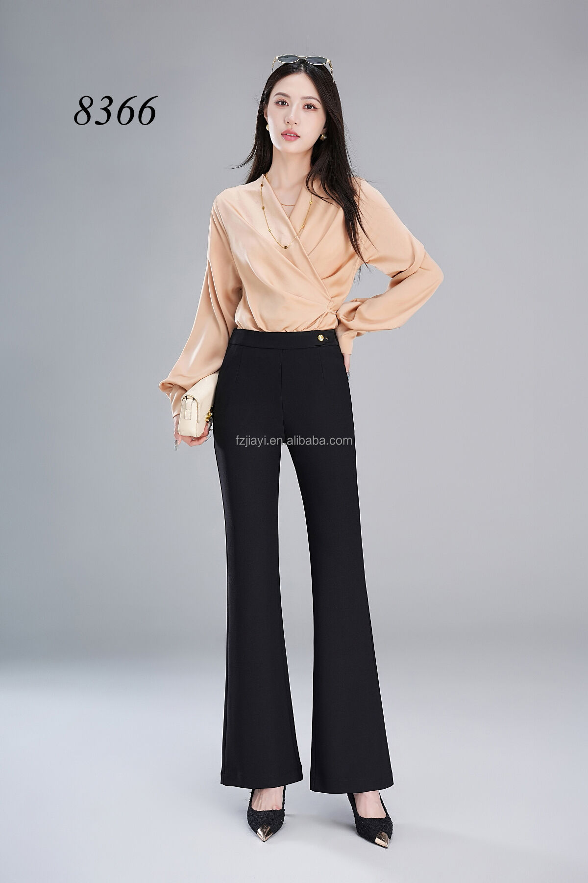 Women's High-Waisted Flare Leggings Boot cut Yoga & Business Pants manufacture