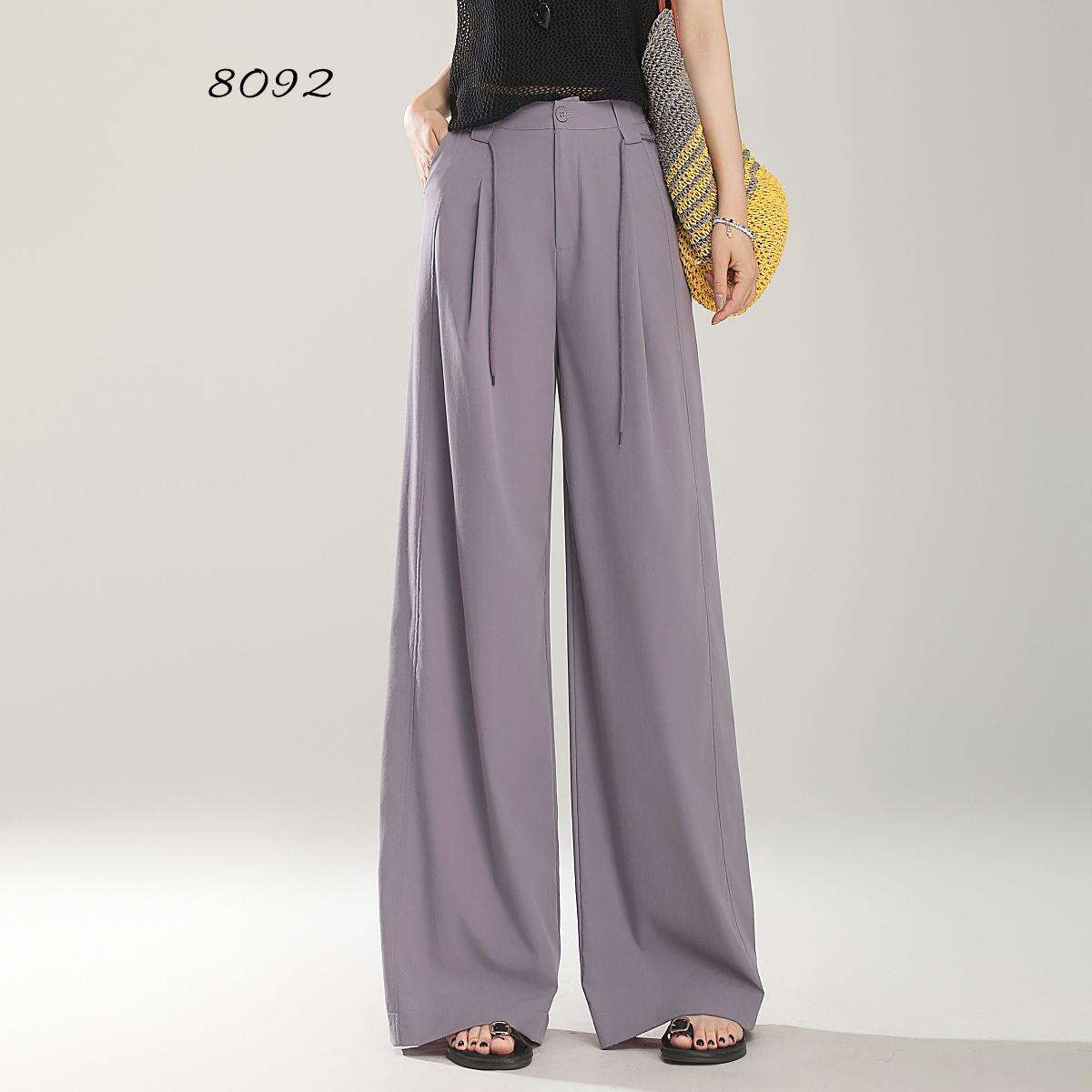 2025 Spring/Summer New Loose Wide Legged Pants Slim Fit Style Straight High Waist Manufacturer Casual Pants details