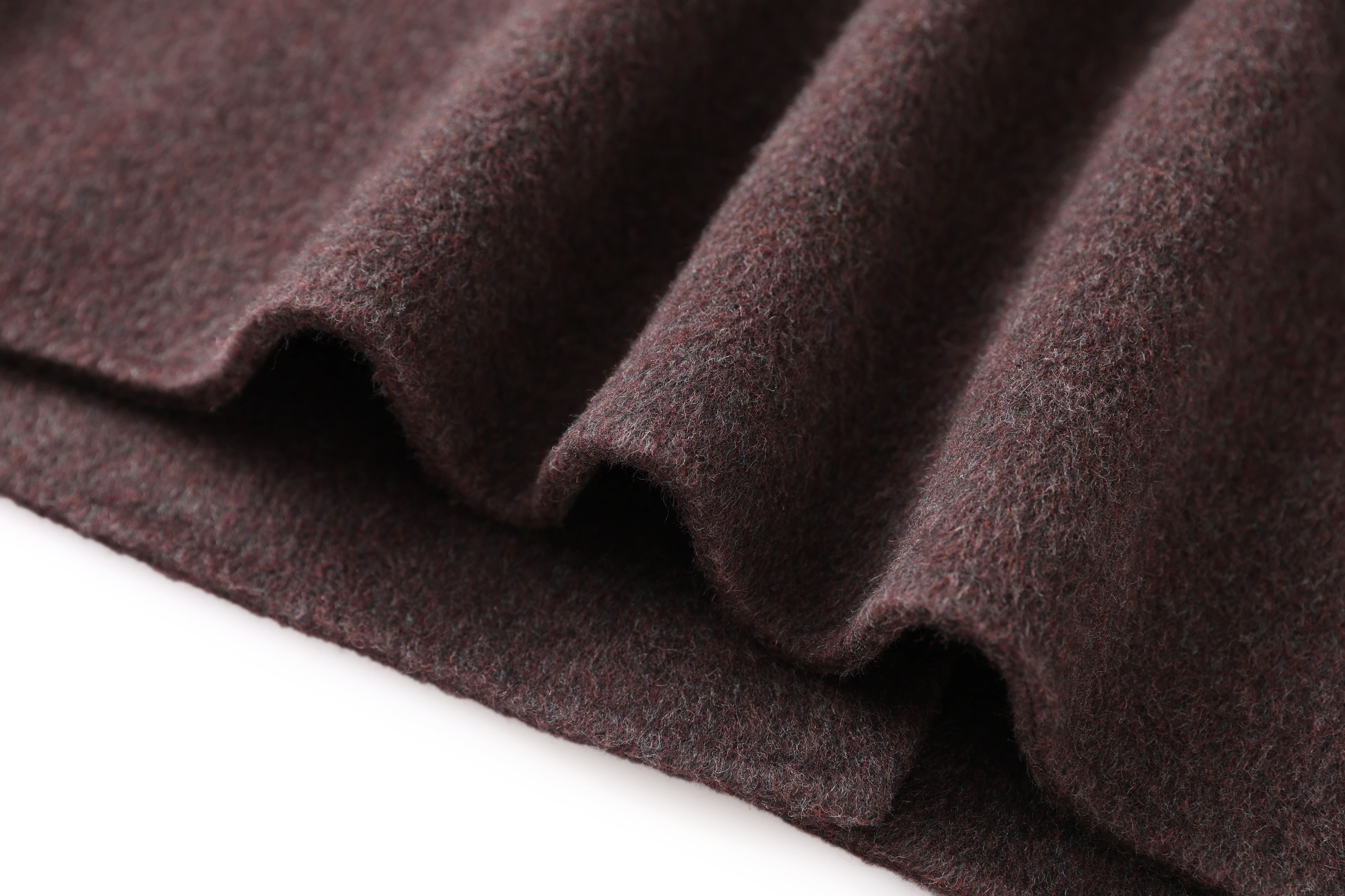 Women's Custom-Made High Quality Winter Wool Coat Long Double-Button Design with Belt Closure Elegant Style Button Decoration factory