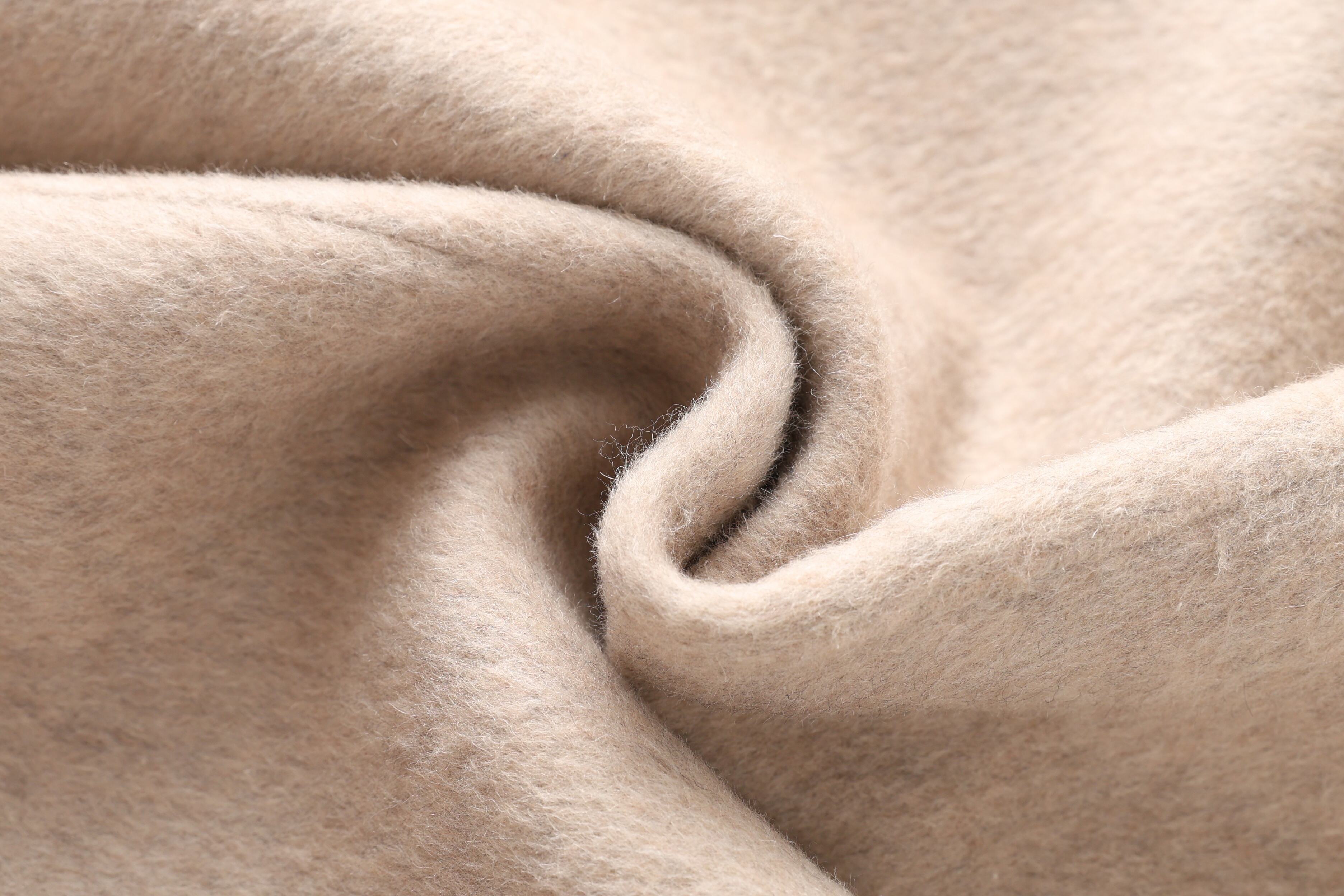 Women's Casual Slim-Fit Wool Coat Solid Color Long Sleeves Warm Autumn Winter Jacket Loose Coat-Raw Processing Promotion Event factory