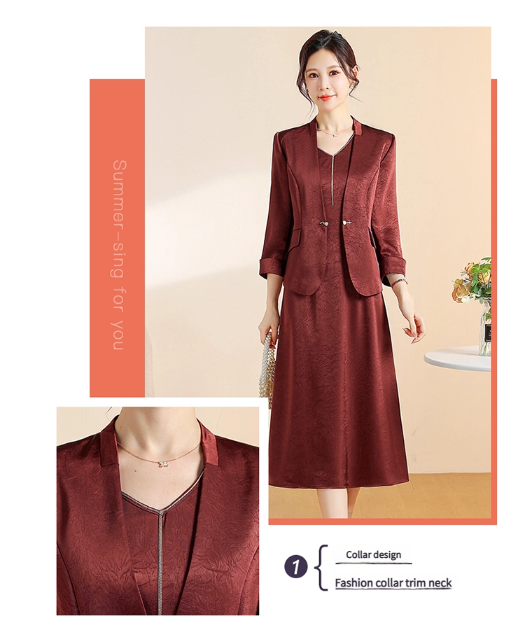 2025 Autumn Fashionable and Stylish Skirt Set Jacket, V-Necked Skirt, Skirt Set - Two-Piece Set details