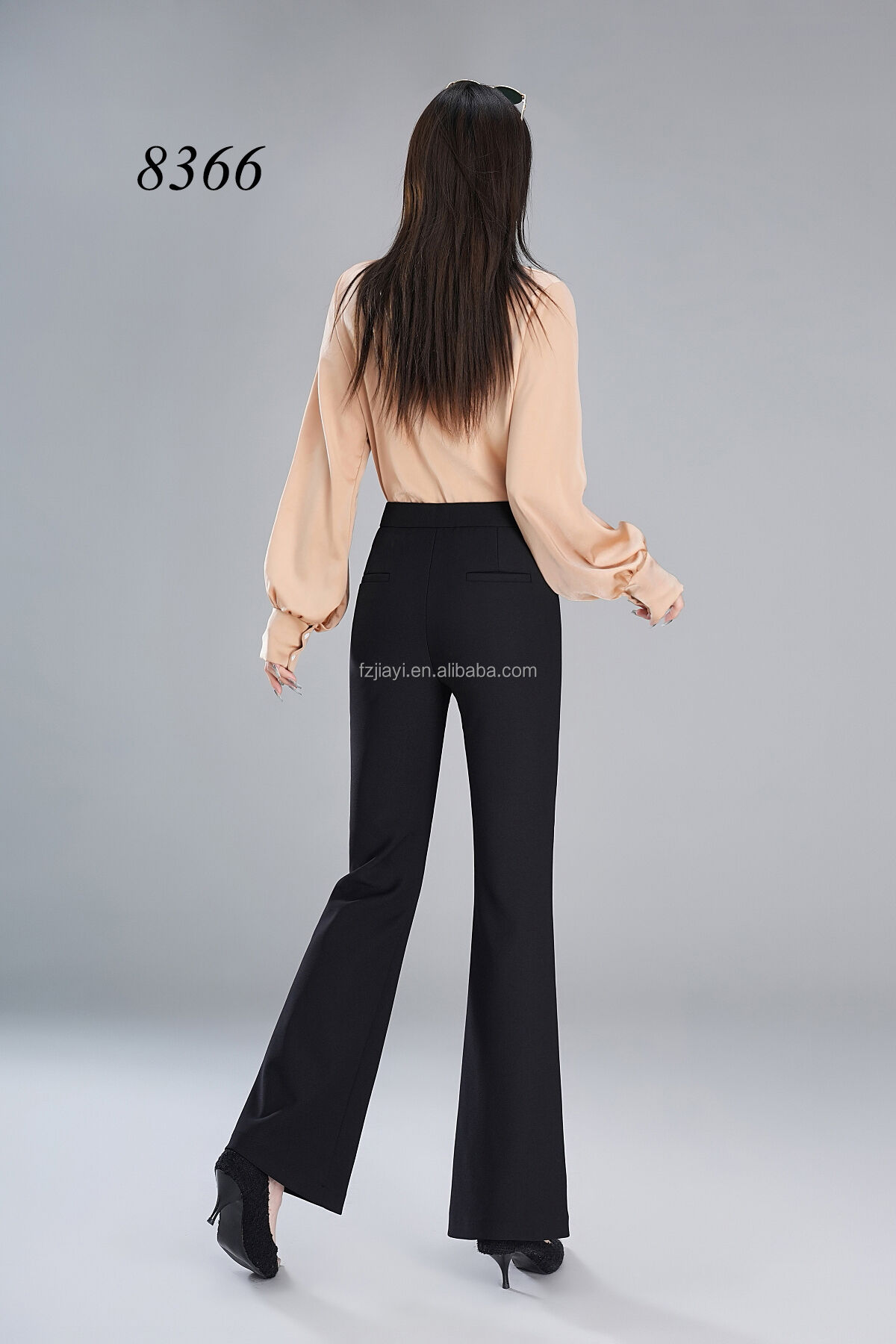 Women's High-Waisted Flare Leggings Boot cut Yoga & Business Pants details