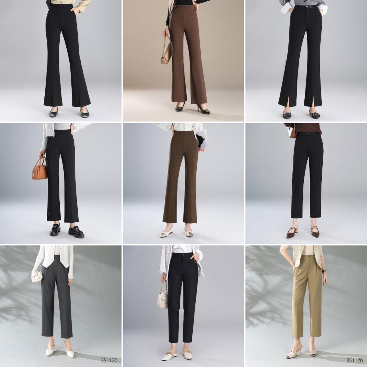 High-waisted Flared Pants Summer Slimming Elegant Fishtail Style Women's Trousers manufacture