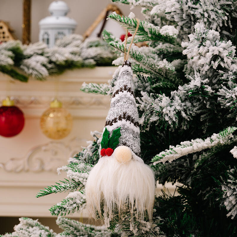Christmas Gnome Light Plush Gnomes Gonk With Lights Hanging Ornaments supplier