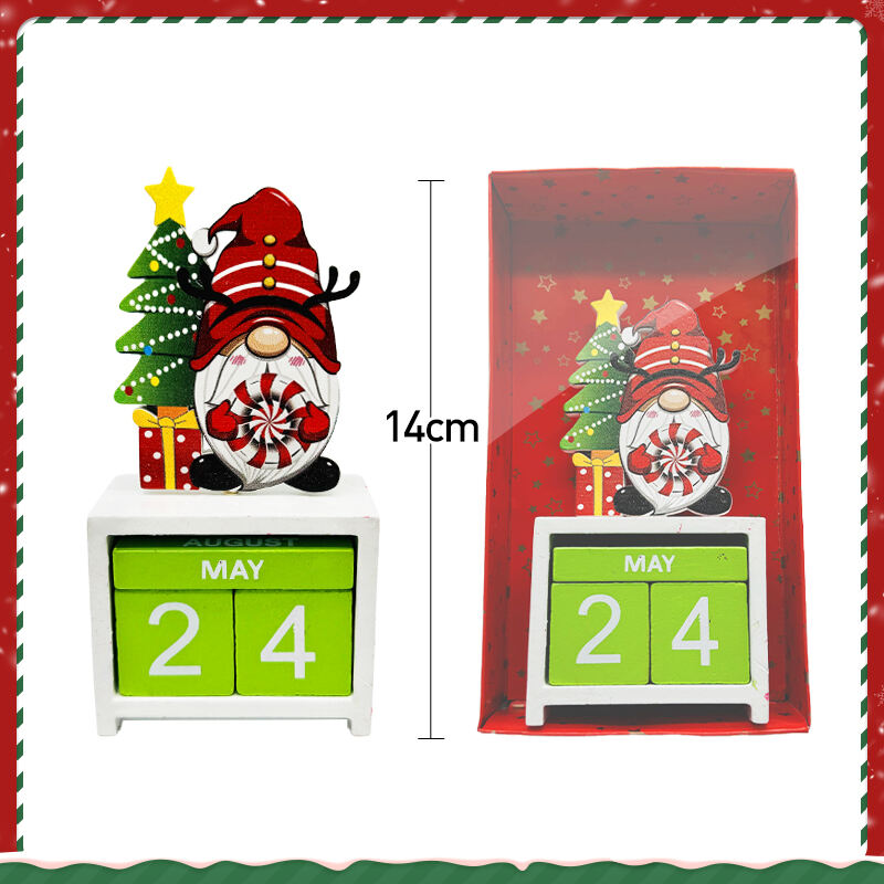 Wooden Christmas Tree Decoration Tabletop Christmas Tree With Advent Calendar For Christmas Gifts Xmas Ornaments manufacture