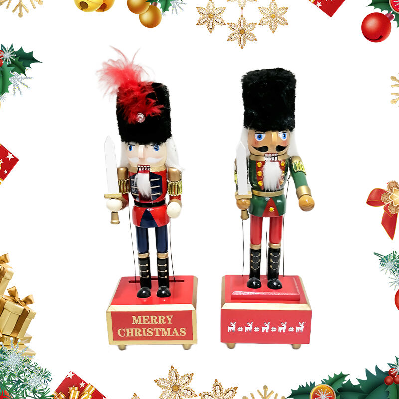 12 holidays are Nutcracker Wooden Nutcracker Soldier Music Box manufacture
