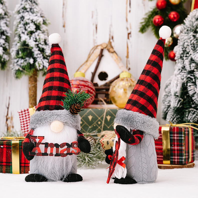 Gnome Christmas Plush Gnomes Gonk With XMAS details