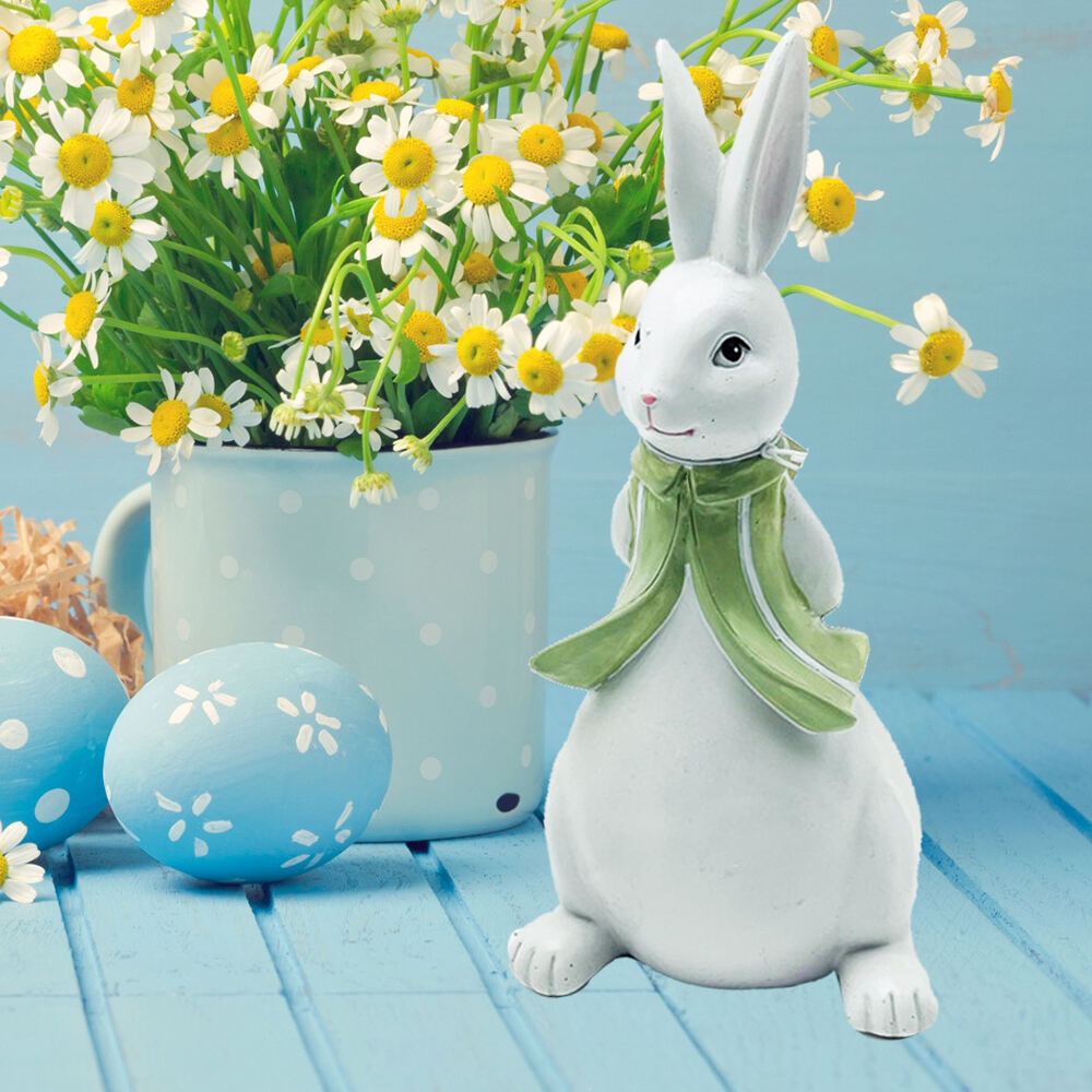 Eastern Decorations Polyresin Standing Bunny Table Top Decoration For Home Table Easter Rabbit Craft Gifts for Spring Indoo manufacture