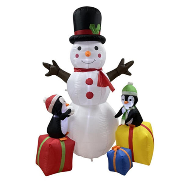 Wie man eine aufblasbare Weihnachtsdekoration installiert