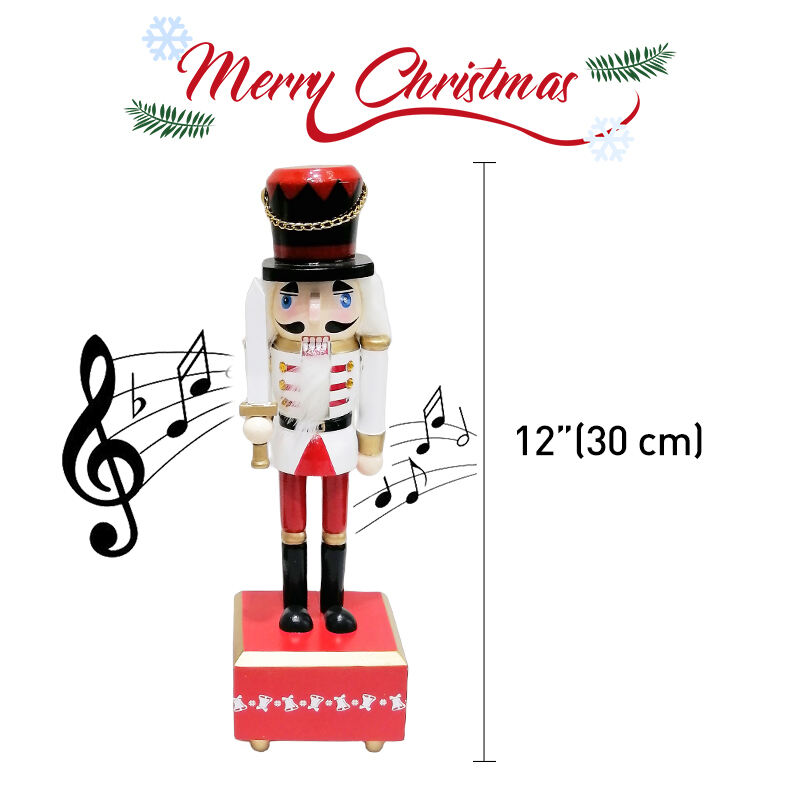 12 Christmas Nutcracker Soldier Music Box supplier