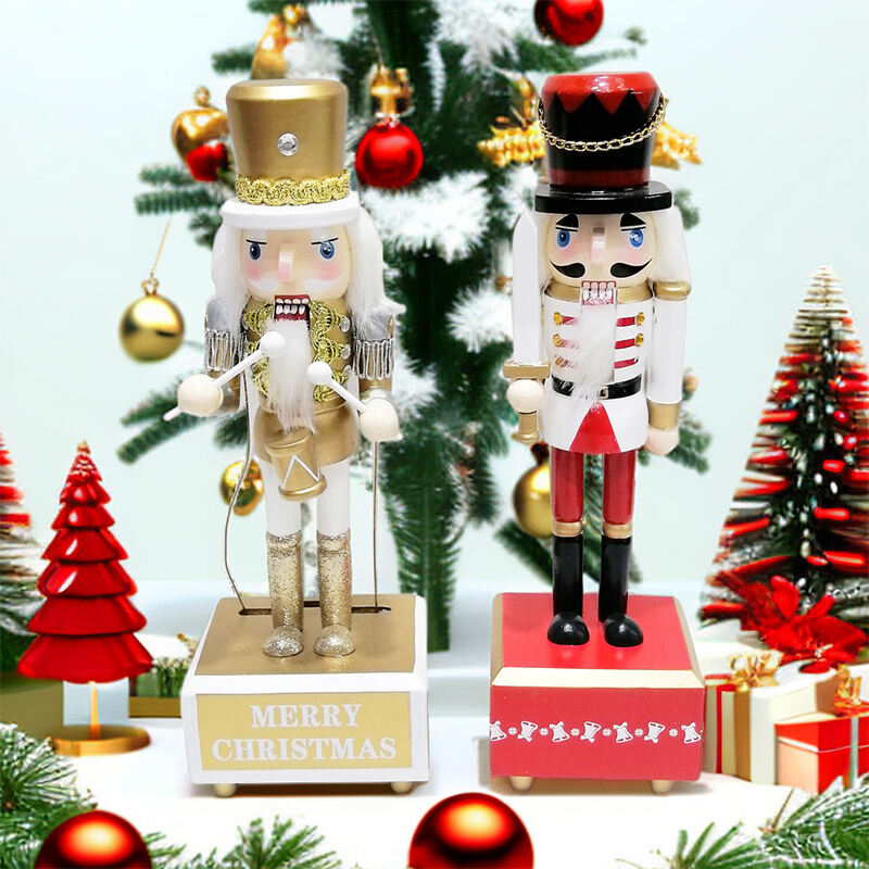 12 Christmas Nutcracker Soldier Music Box details