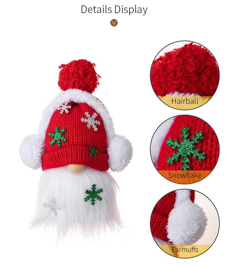 Gnome Christmas Plush Gnomes Gonk Christmas Santa With Round Body details