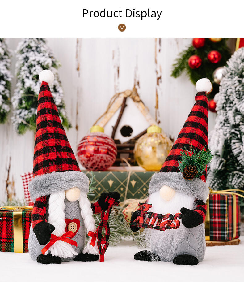 Gnome Christmas Plush Gnomes Gonk With XMAS manufacture