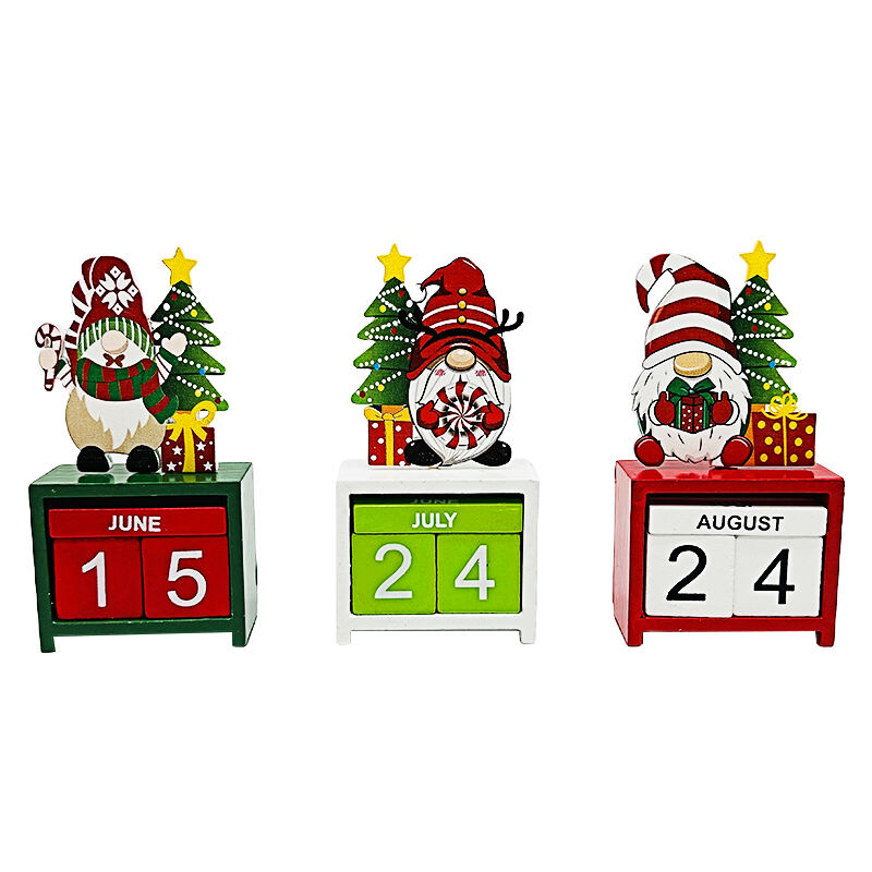 Wooden Christmas Tree Decoration Tabletop Christmas Tree With Advent Calendar For Christmas Gifts Xmas Ornaments supplier