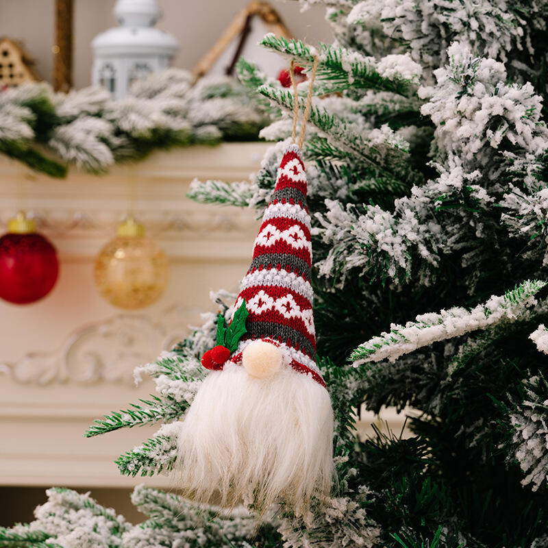 Christmas Gnome Light Plush Gnomes Gonk With Lights Hanging Ornaments manufacture