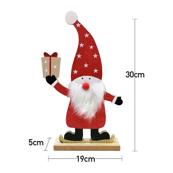 Verschiedene Gnom-Weihnachtsdekorationen