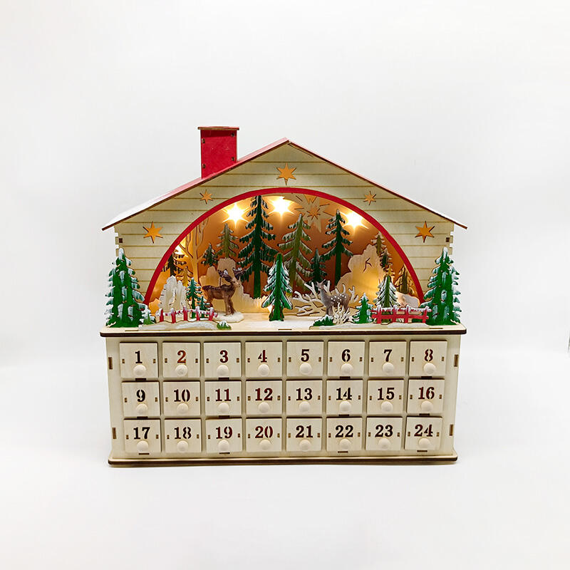 Kylänäyttely LED Advent-kalenteri