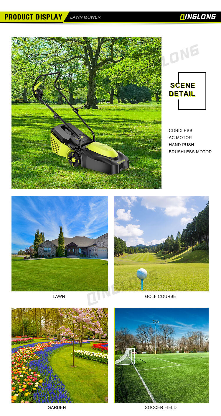 Industrial Professional Manual Hand Push Electric Reel a Lawn Mower factory
