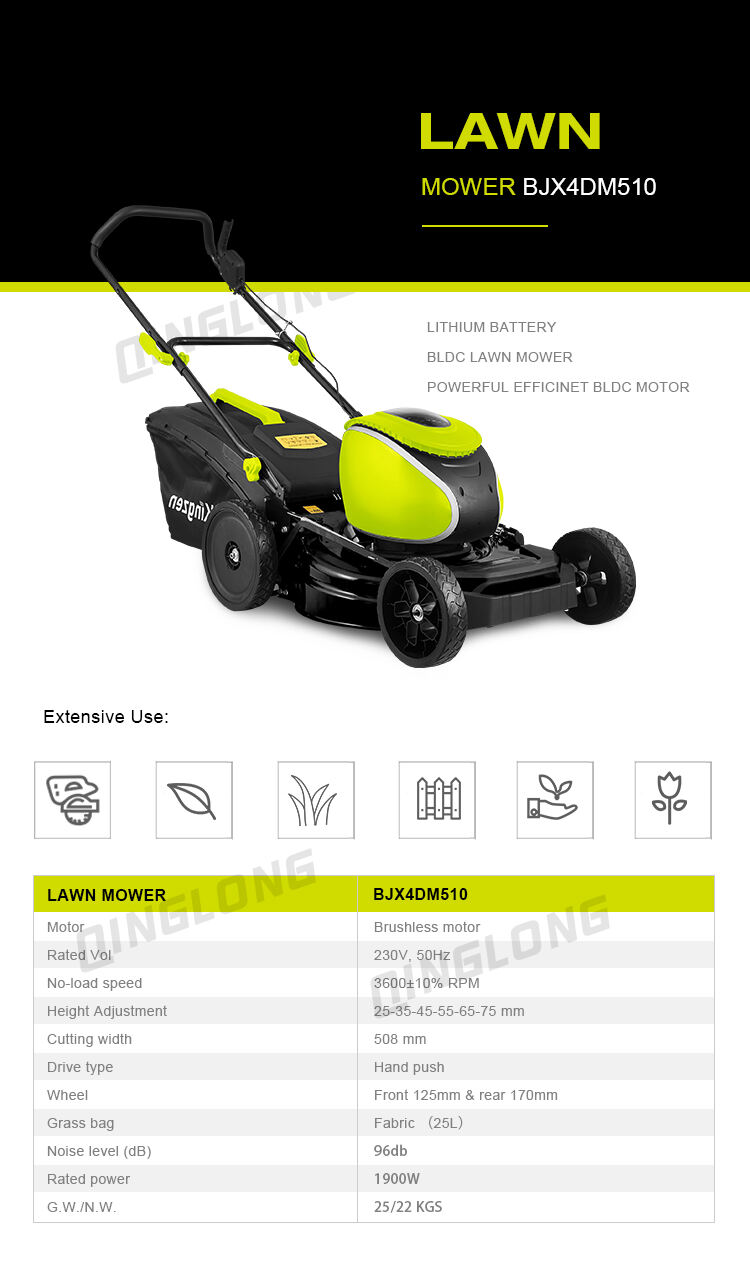 Lawn Mower Household Manual Hand Push Electric Lawn Mower manufacture