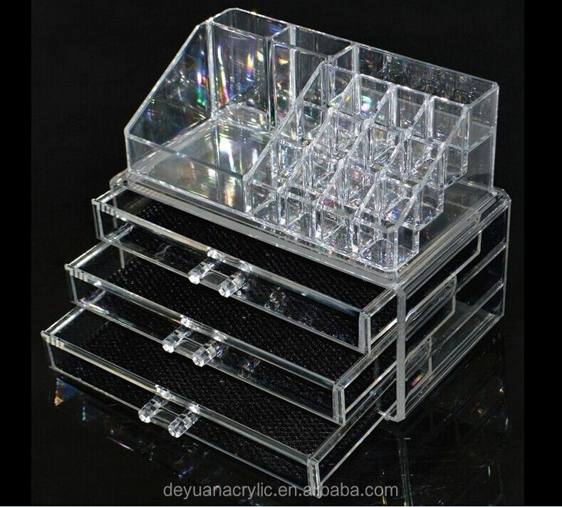 Acrylic makeup organizer 111