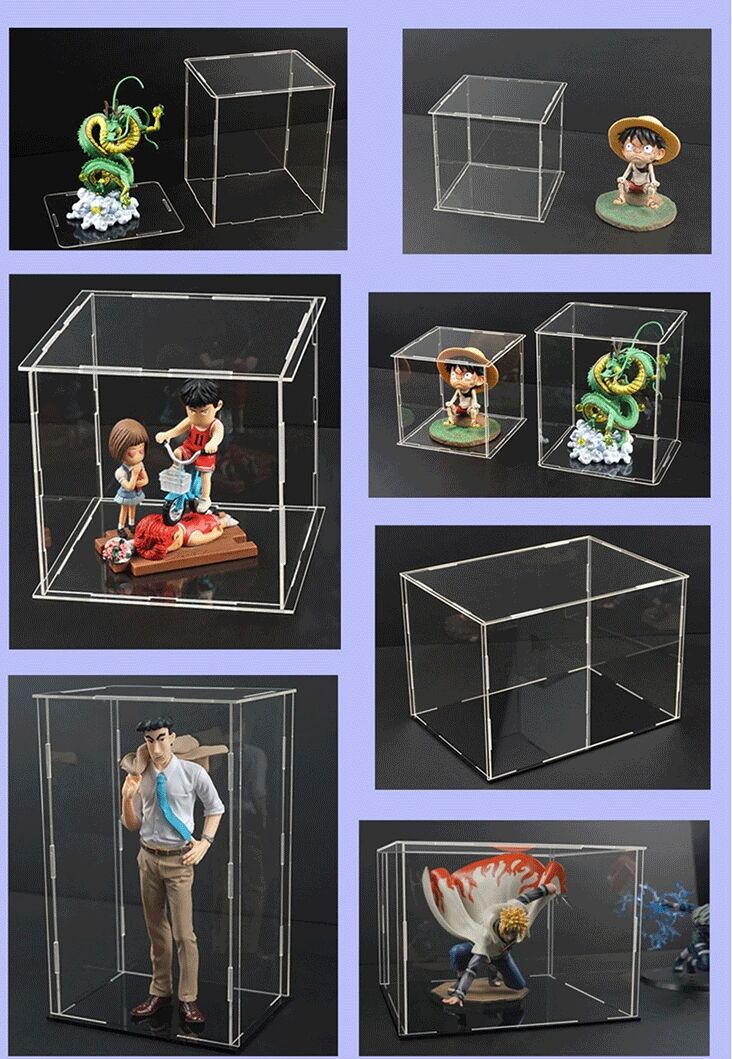 Dustproof Simple Transparent Acrylic Holder Toy Collectibles Acrylic Storage Display Case Container Box For Action Figures Toys details