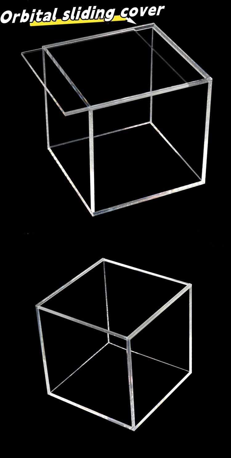 Dustproof Simple Transparent Acrylic Holder Toy Collectibles Acrylic Storage Display Case Container Box For Action Figures Toys supplier