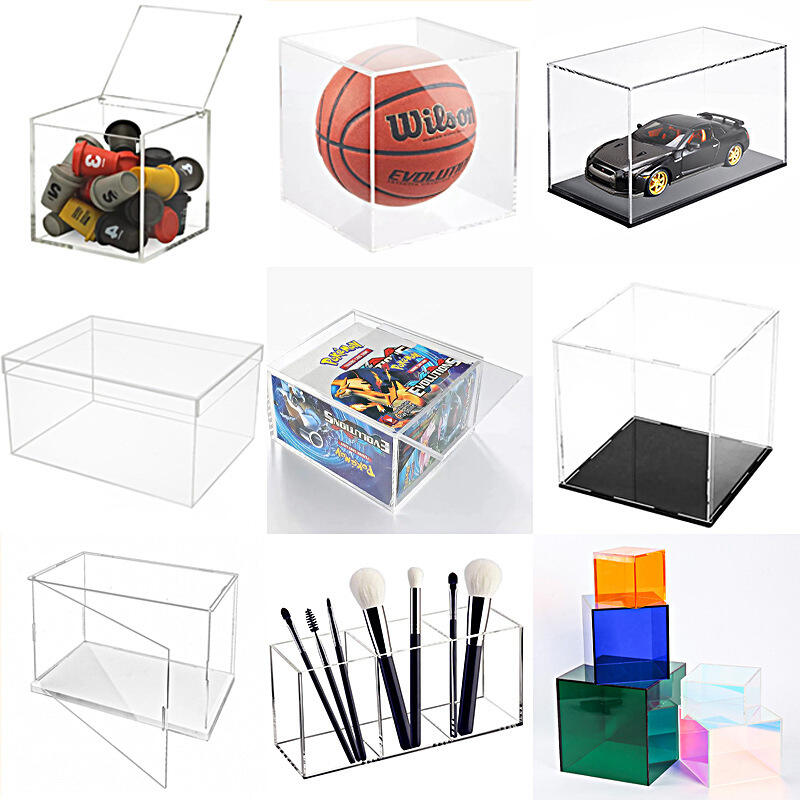 Dustproof Simple Transparent Acrylic Holder Toy Collectibles Acrylic Storage Display Case Container Box For Action Figures Toys details