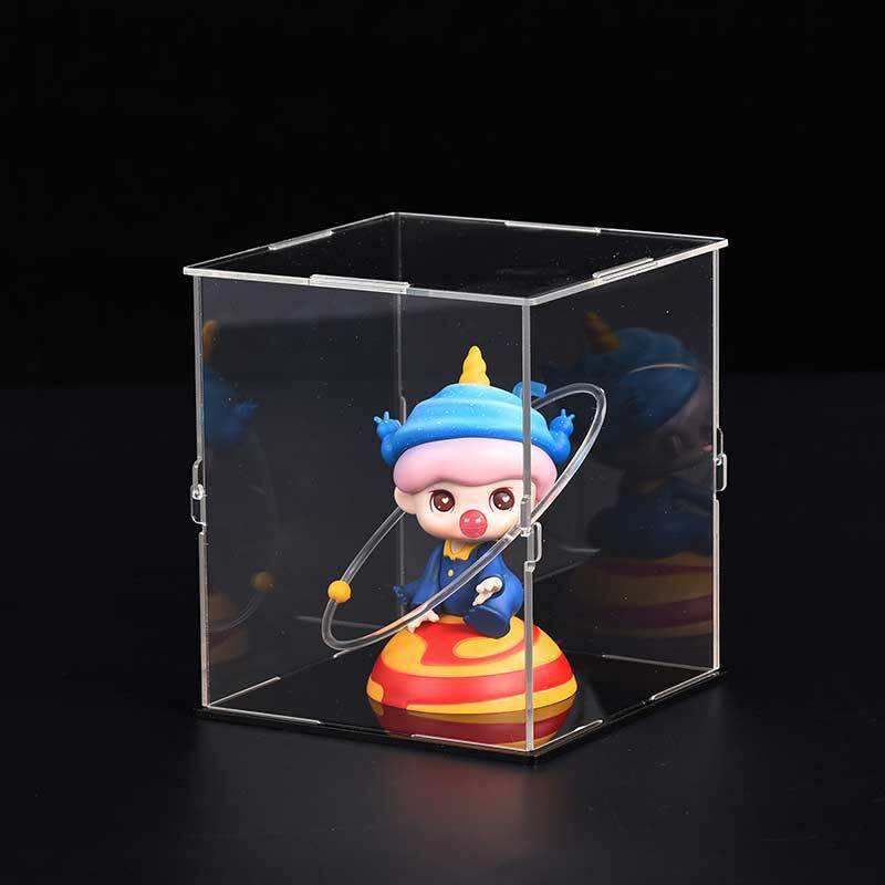 Dustproof Simple Transparent Acrylic Holder Toy Collectibles Acrylic Storage Display Case Container Box For Action Figures Toys manufacture