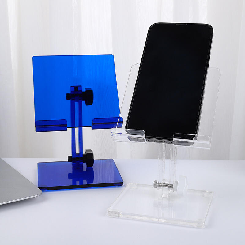 New Acrylic Mobile Phone/IPad Stand Desktop Folding Retractable Portable Tablet Stand Tablet Mobile Desktop Phone Display Stand supplier