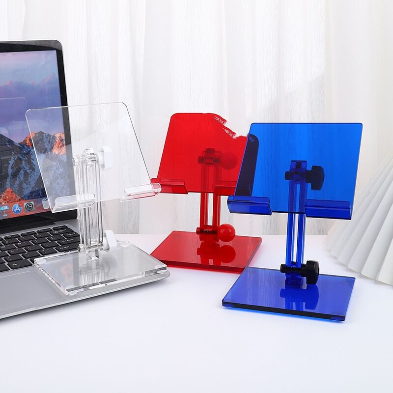 New Acrylic Mobile Phone/IPad Stand Desktop Folding Retractable Portable Tablet Stand Tablet Mobile Desktop Phone Display Stand details