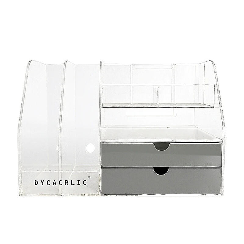 Muti-functional Office Organizer Large Acrylic Desktop Organizer