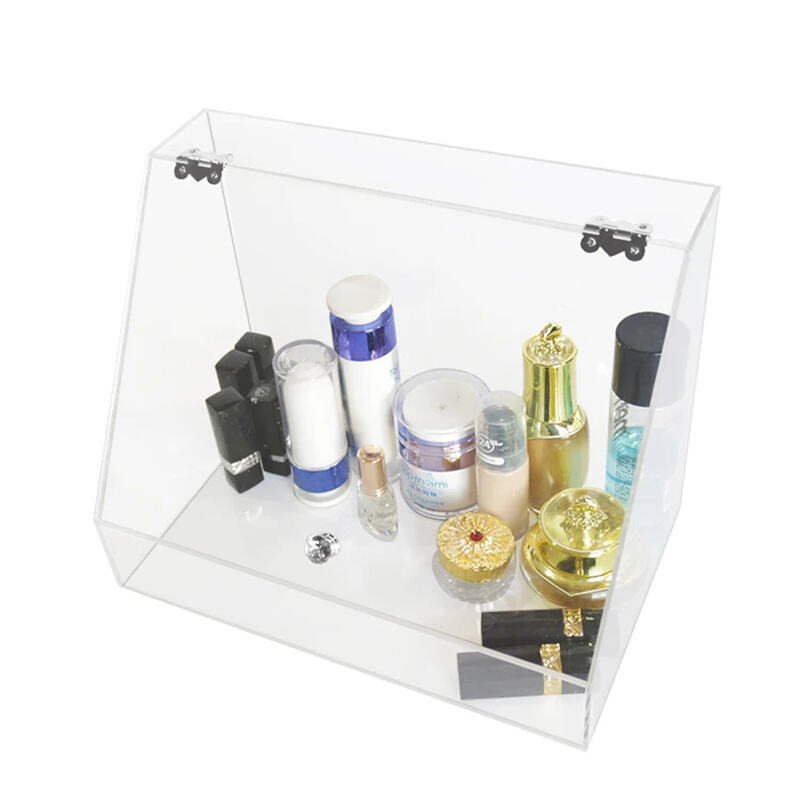 Luxury Clear Acrylic Cosmetic Box Organizer Acrylic Makeup Drawer Display Box